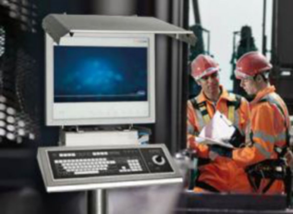 Visão geral da estação de operador HMI SHARK