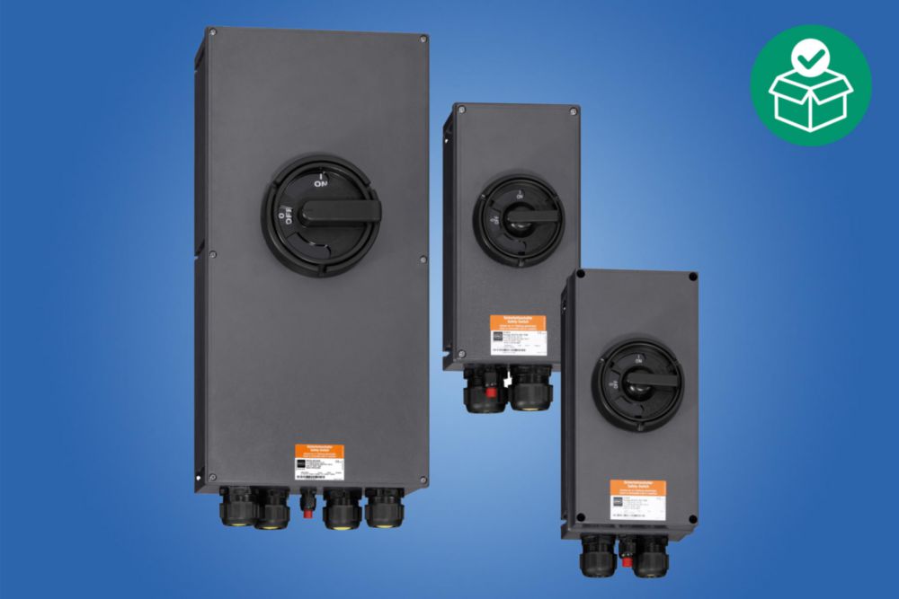 Interruptor de segurança, 6 polos, 25 A, 690 V